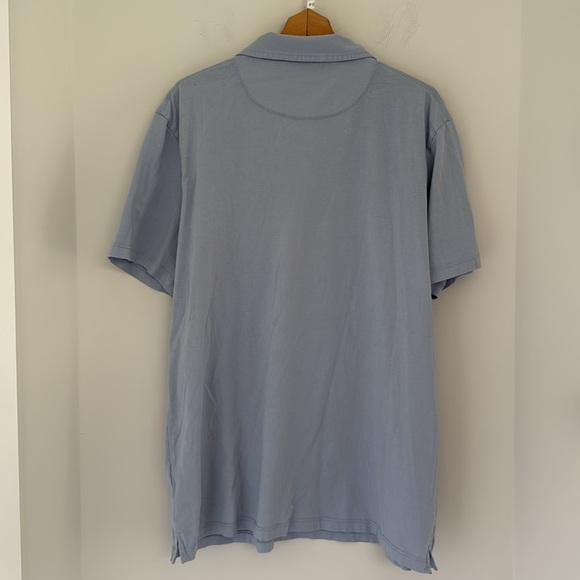 DU/ER Men's Light Blue Polo Shirt Size Large - Picture 3 of 5